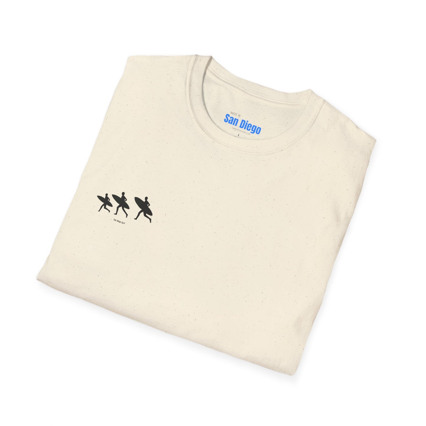 Surfing Silhouette Unisex T-Shirt, Beach Lover Gift, Casual Summer Wear, Stylish Tee