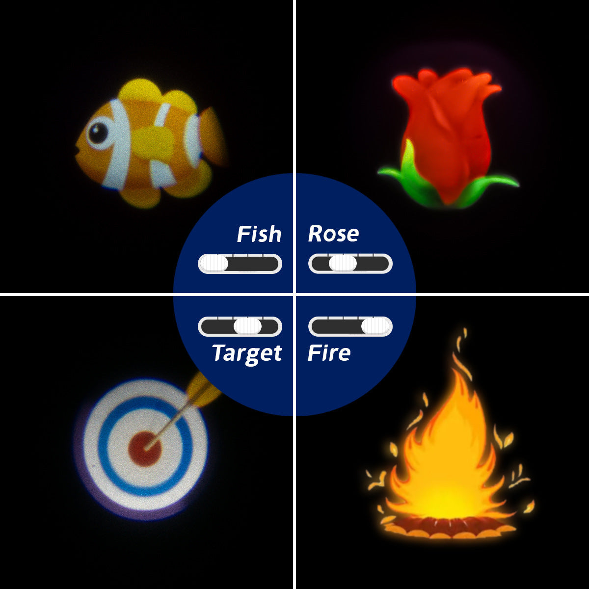Projection Induction Toilet Light