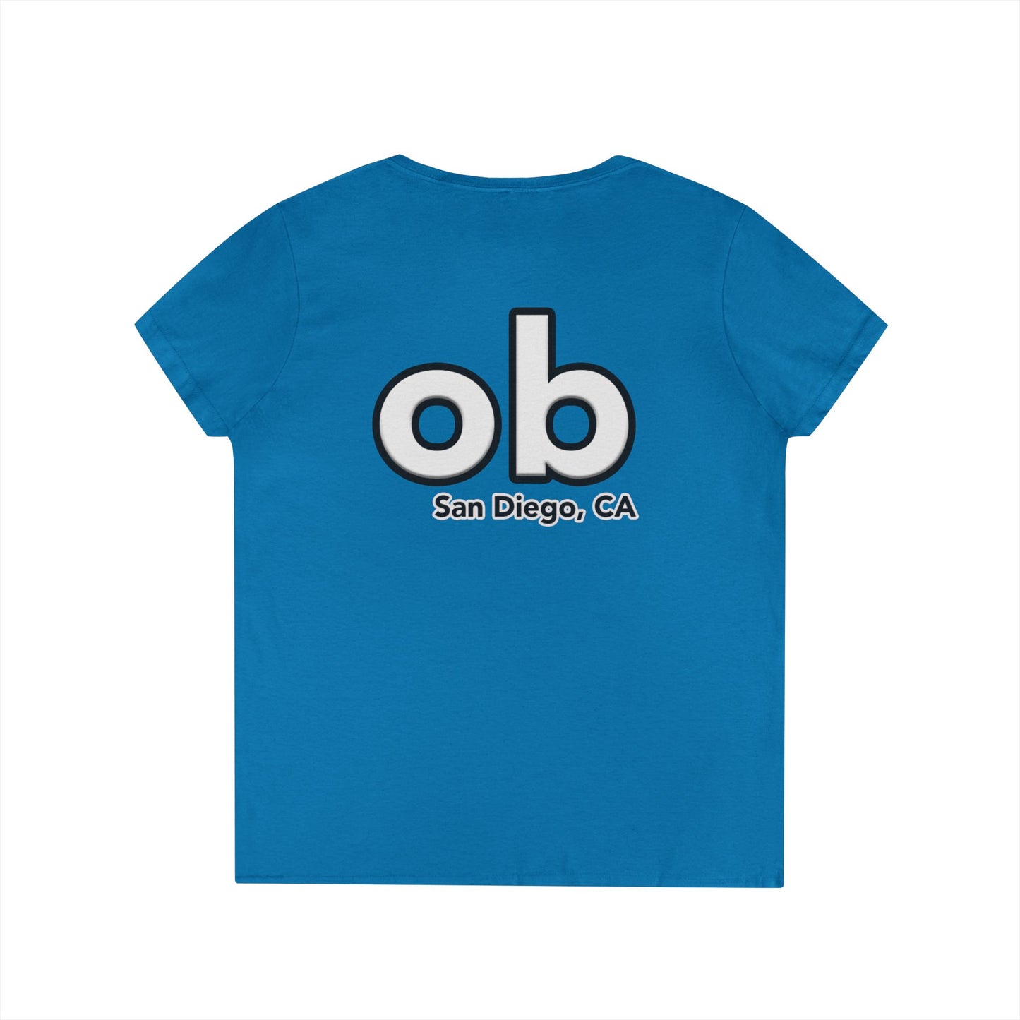 OB San Diego California v neck tshirts