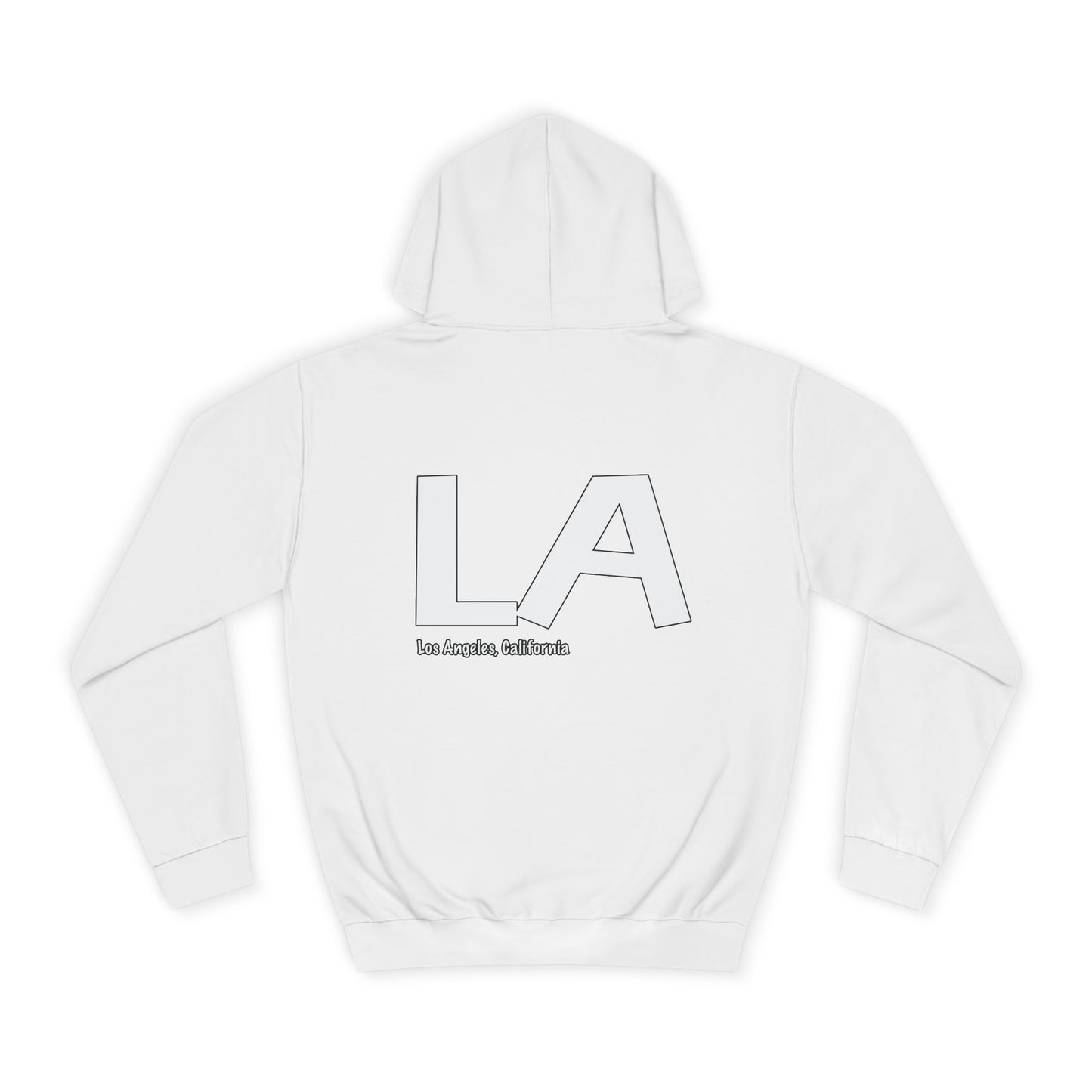 LA , California Unisex College Hoodie, Casual Comfortable Pullover