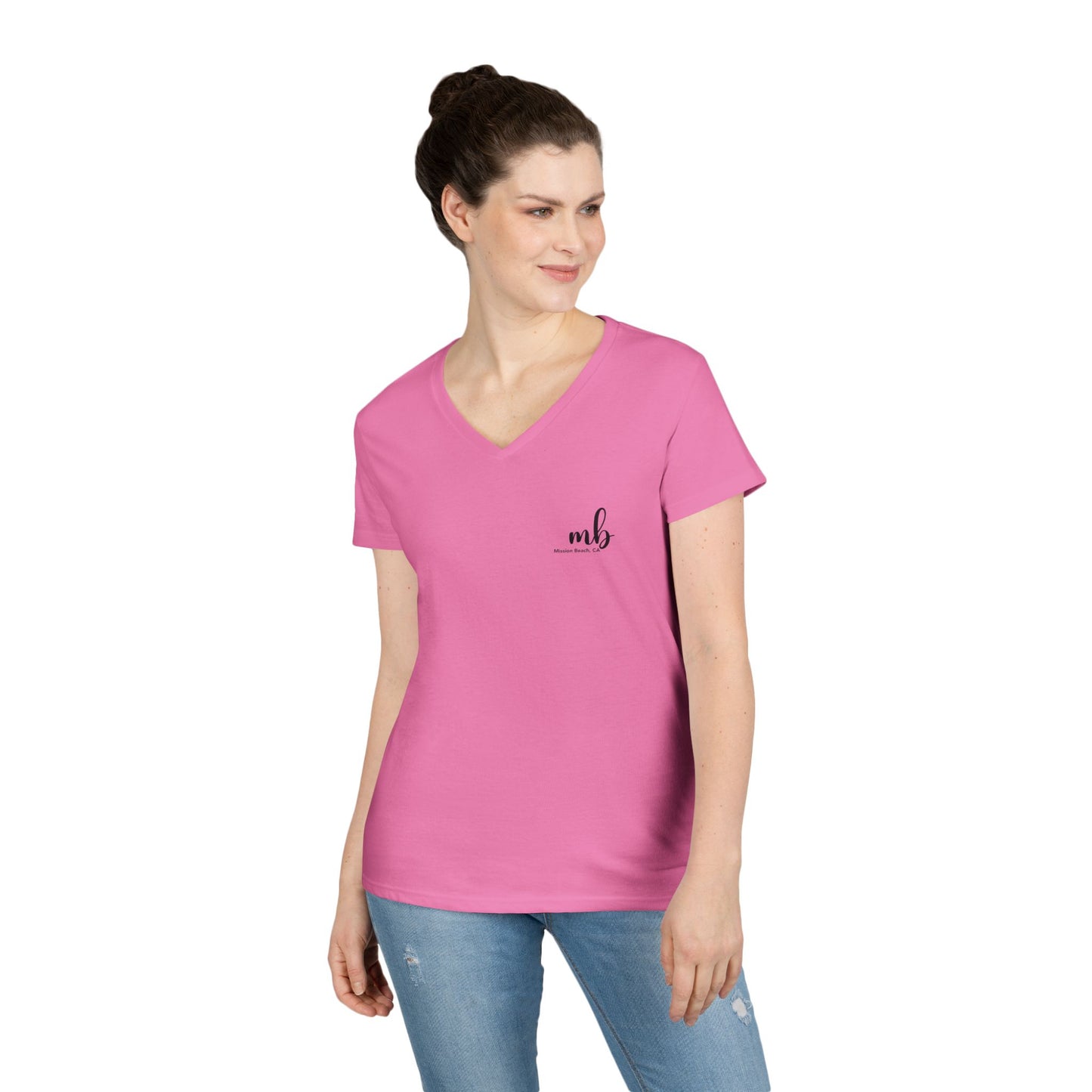 MB San Diego California v neck tshirts