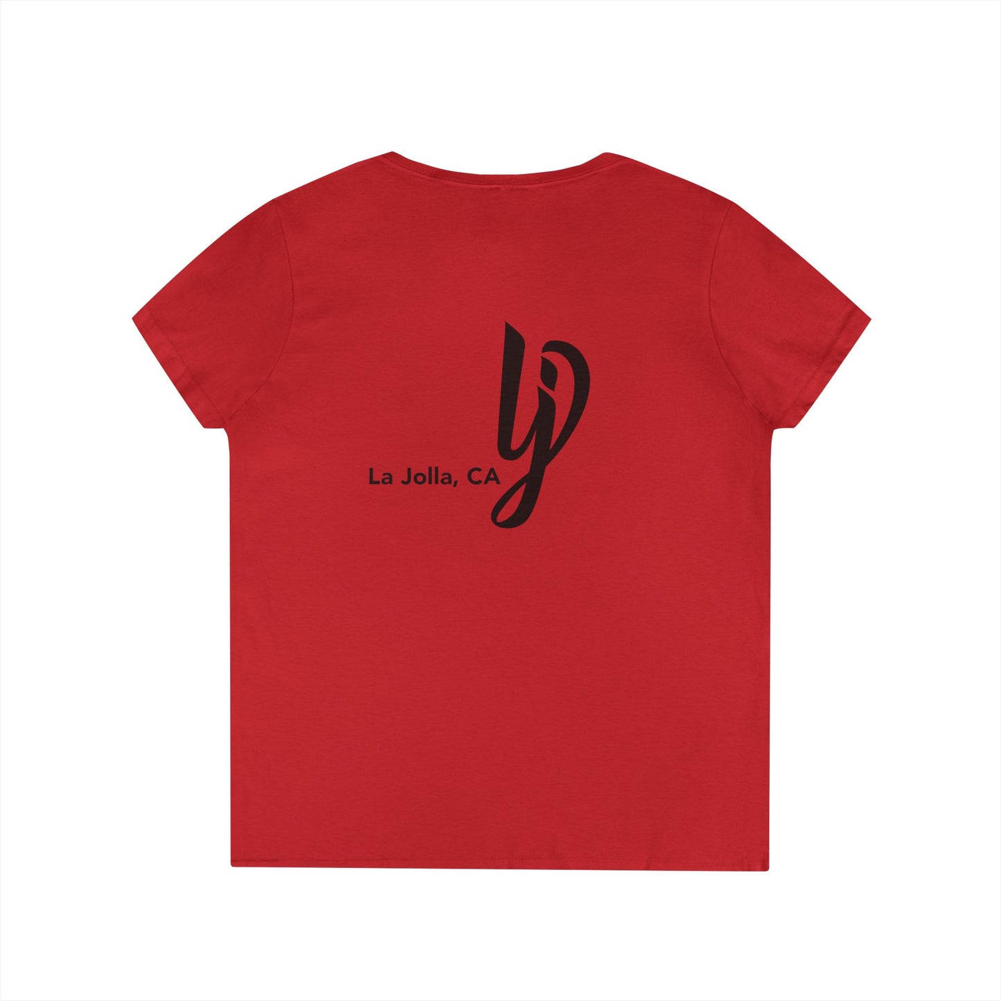 lj San Diego California v neck tshirts