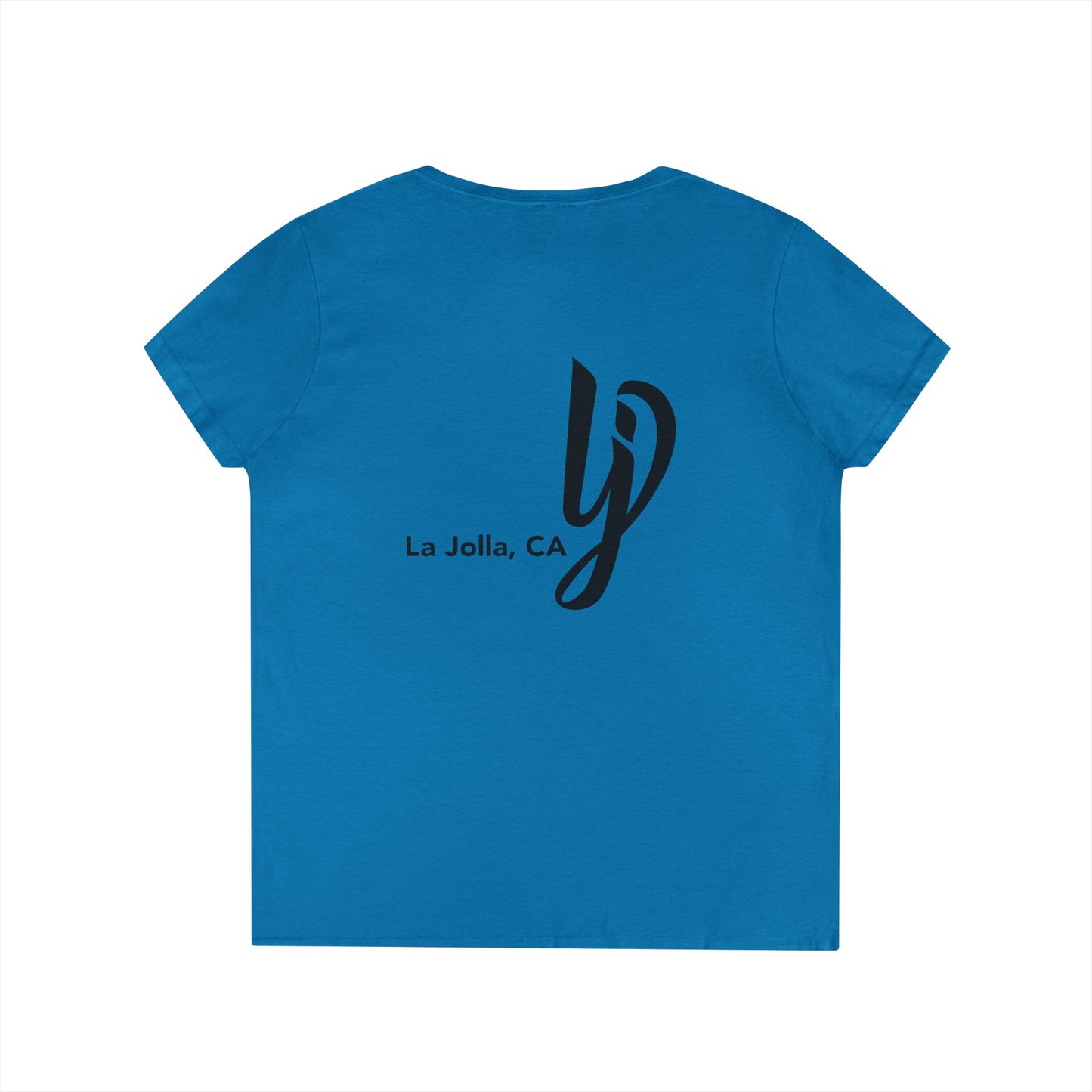 LJ San Diego California v neck tshirts