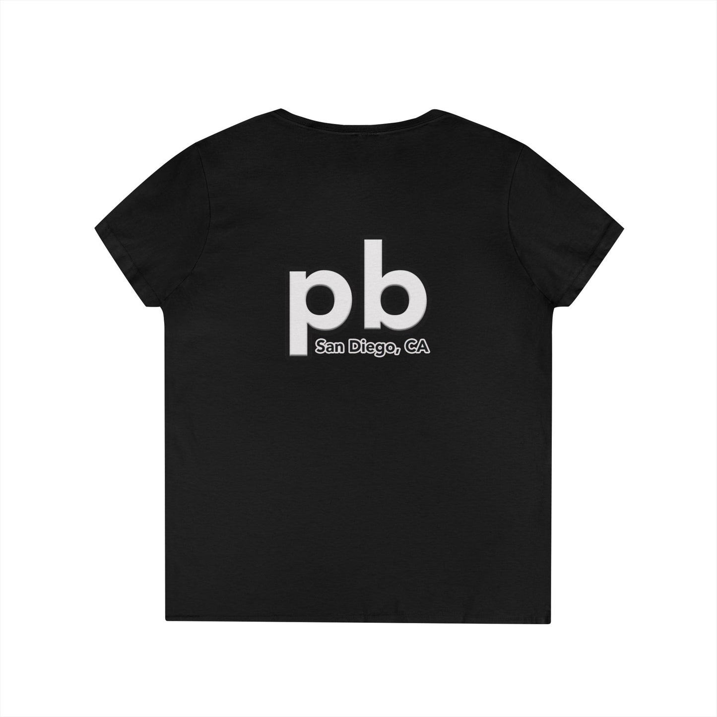 PB San Diego California v neck tshirts