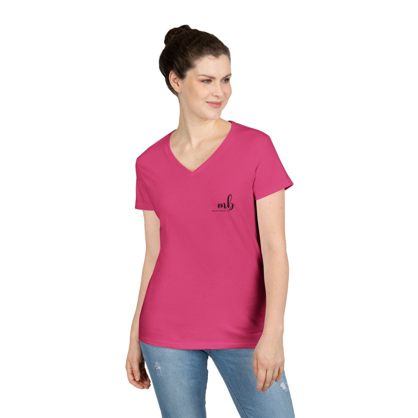 MB San Diego California v neck tshirts