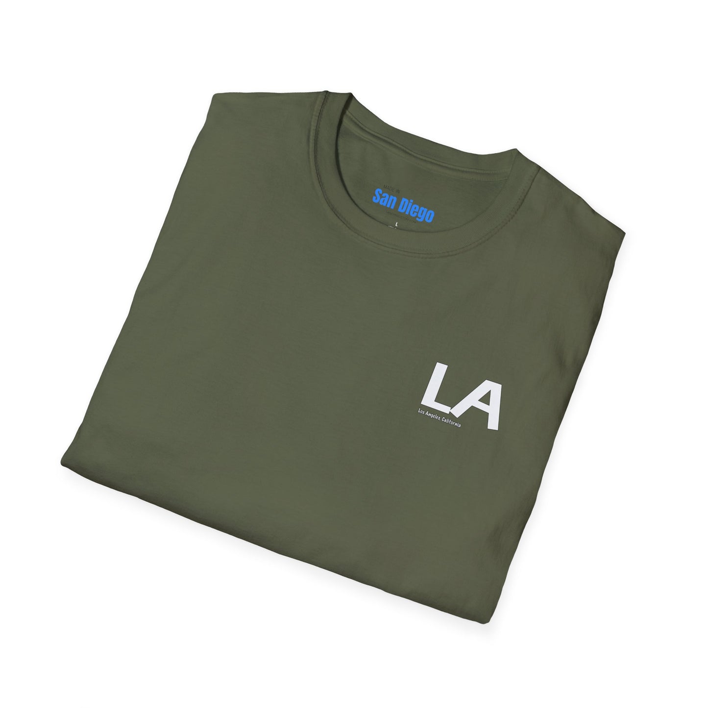 LA California Graphic Softstyle T-Shirt - Casual Streetwear, Urban Apparel