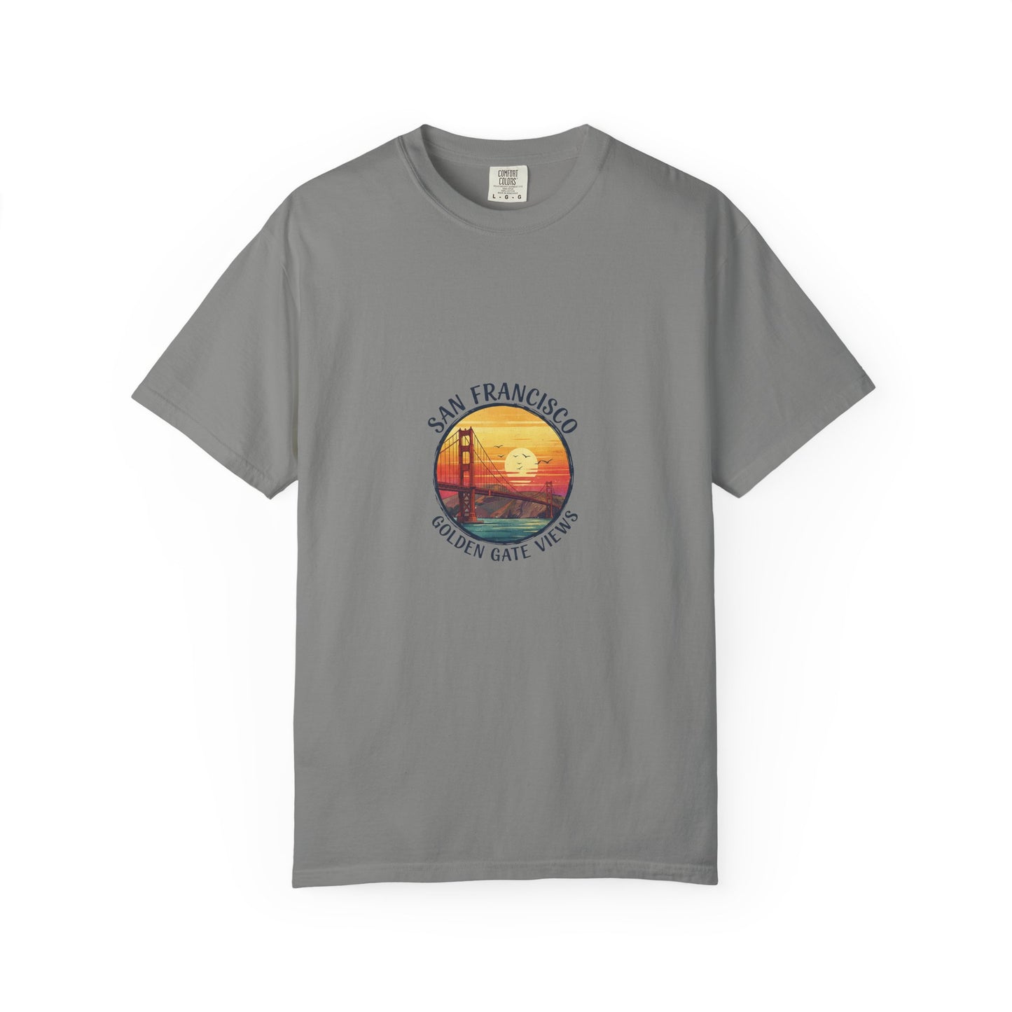 Golden Gate Views Unisex T-Shirt - Casual Summer Tee, San Francisco Souvenir, Travel Gift