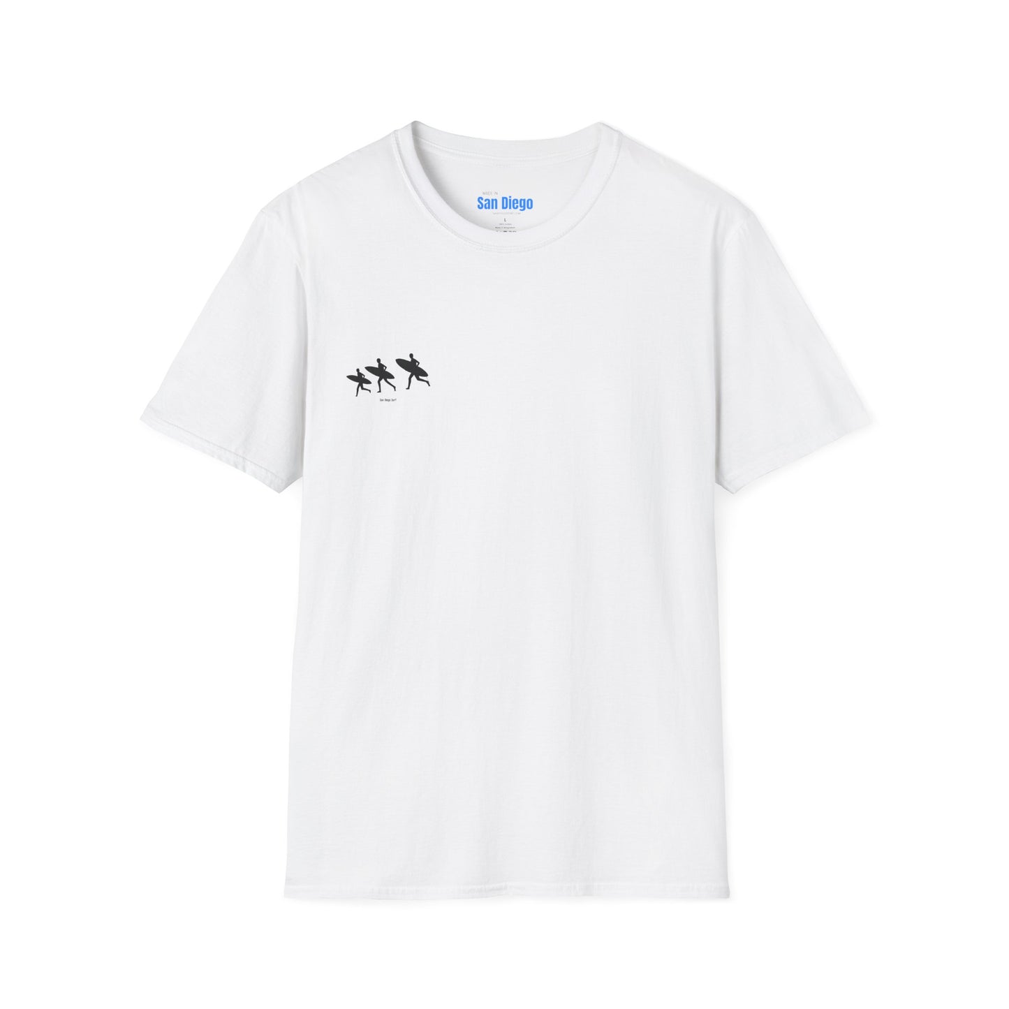 Surfing Silhouette Unisex T-Shirt, Beach Lover Gift, Casual Summer Wear, Stylish Tee