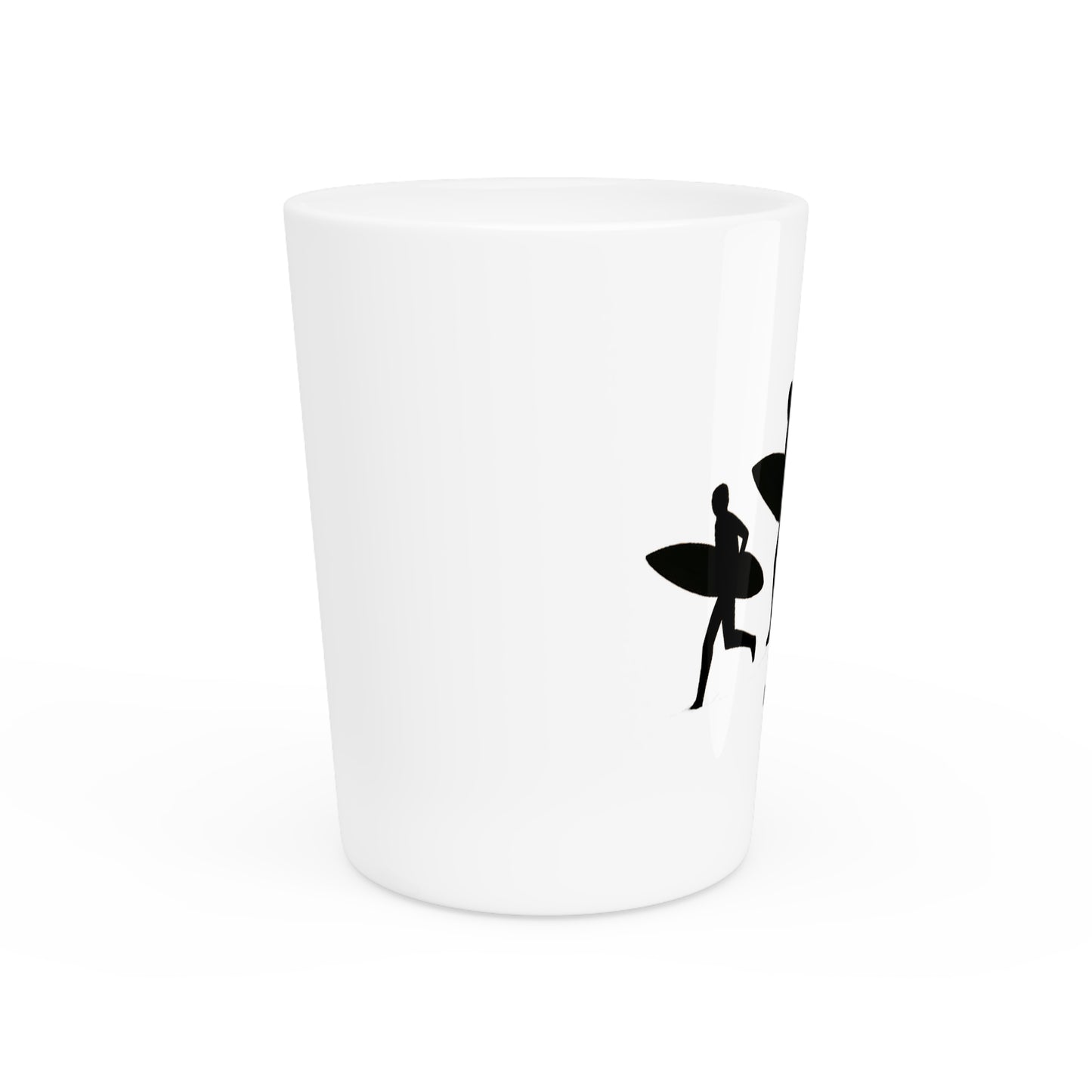 Surfing Shot Glass - San Diego Surf, Beach Decor, Gift for Surfers, Party Favor, Summer Fun