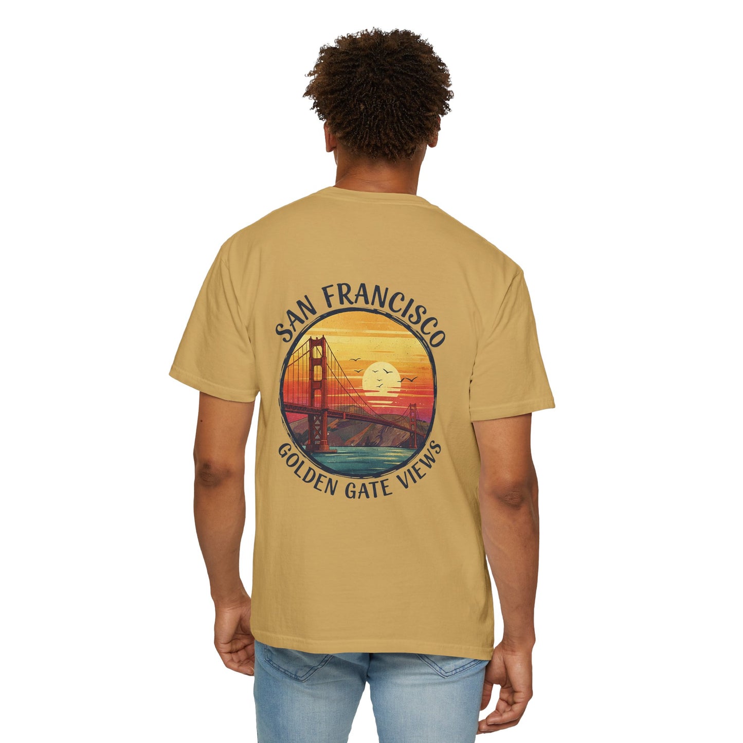 Golden Gate Views Unisex T-Shirt - Casual Summer Tee, San Francisco Souvenir, Travel Gift
