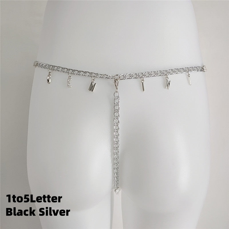 Sexy Women custom words on thong