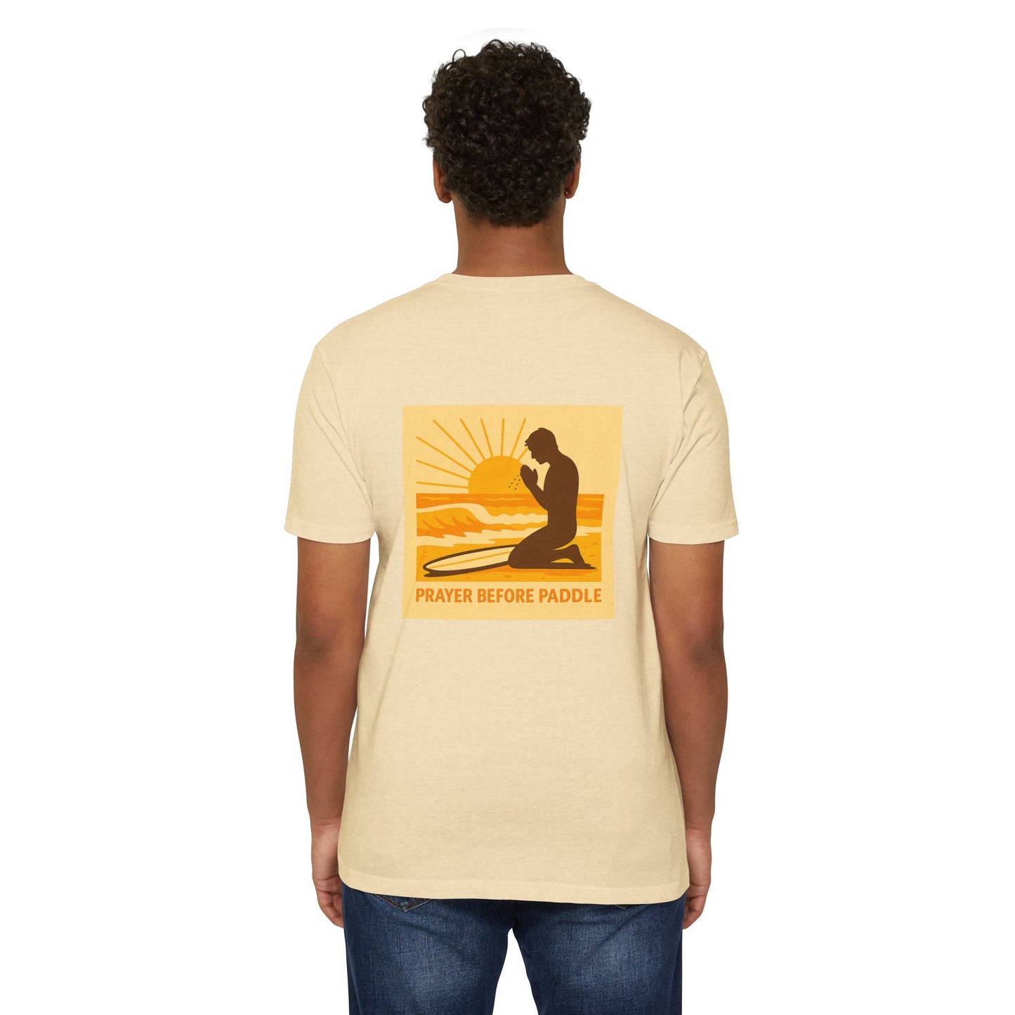 Prayer Before Paddle T-Shirt, Unisex Surf Tee, Beach Vibes Shirt, Faith and Surfing Apparel