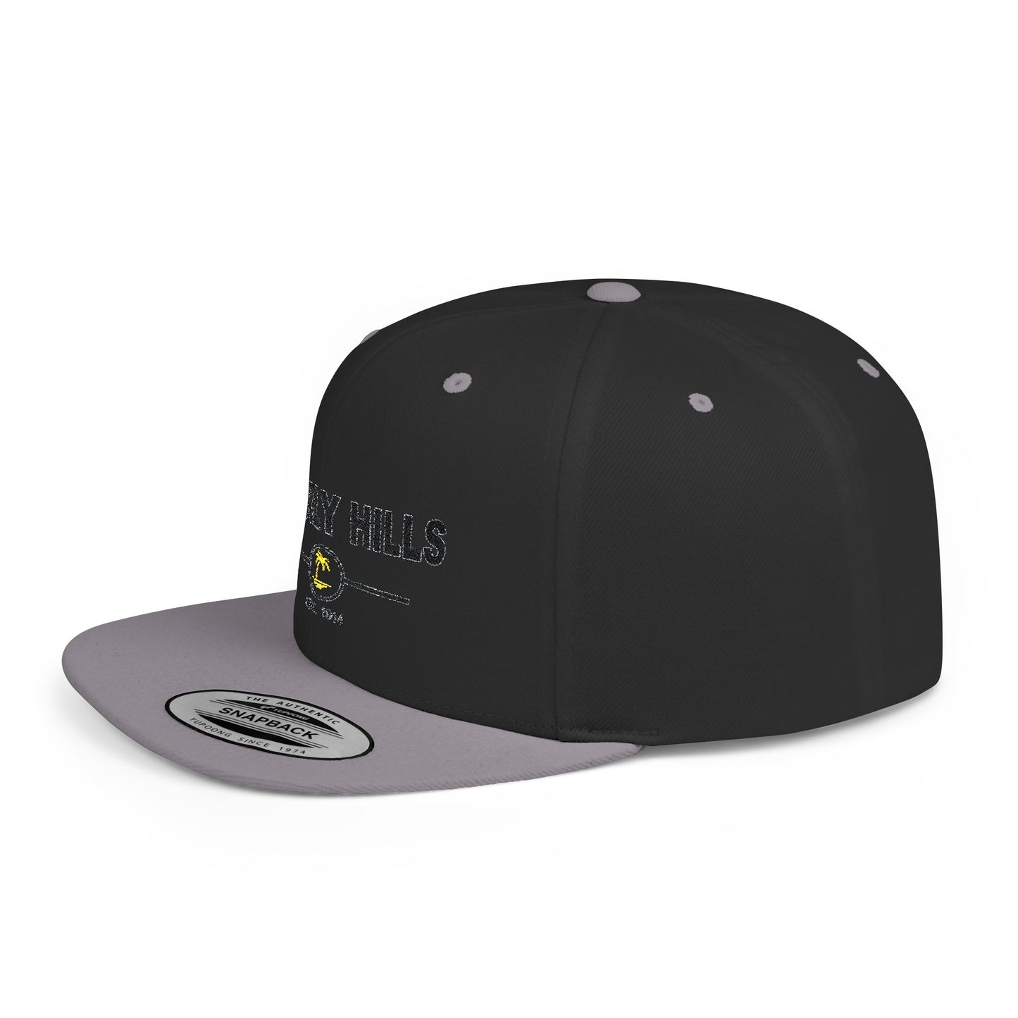 Stylish Beverly Hills Flat Bill Snapback Hat, Trendy Cap for Fashion Lovers, Casual Wear, Sun Protection, Gift for Him/Her