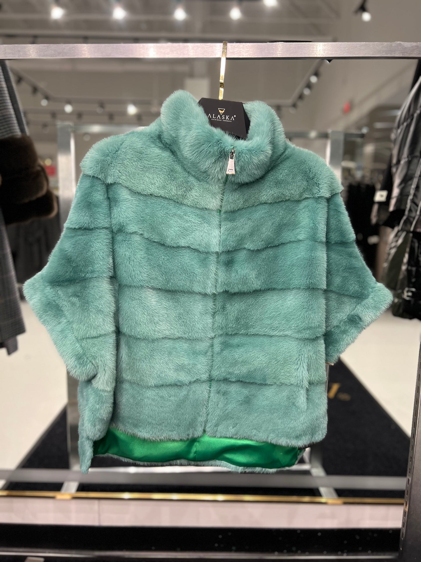 Genuine Scandinavian Mink Fur Poncho