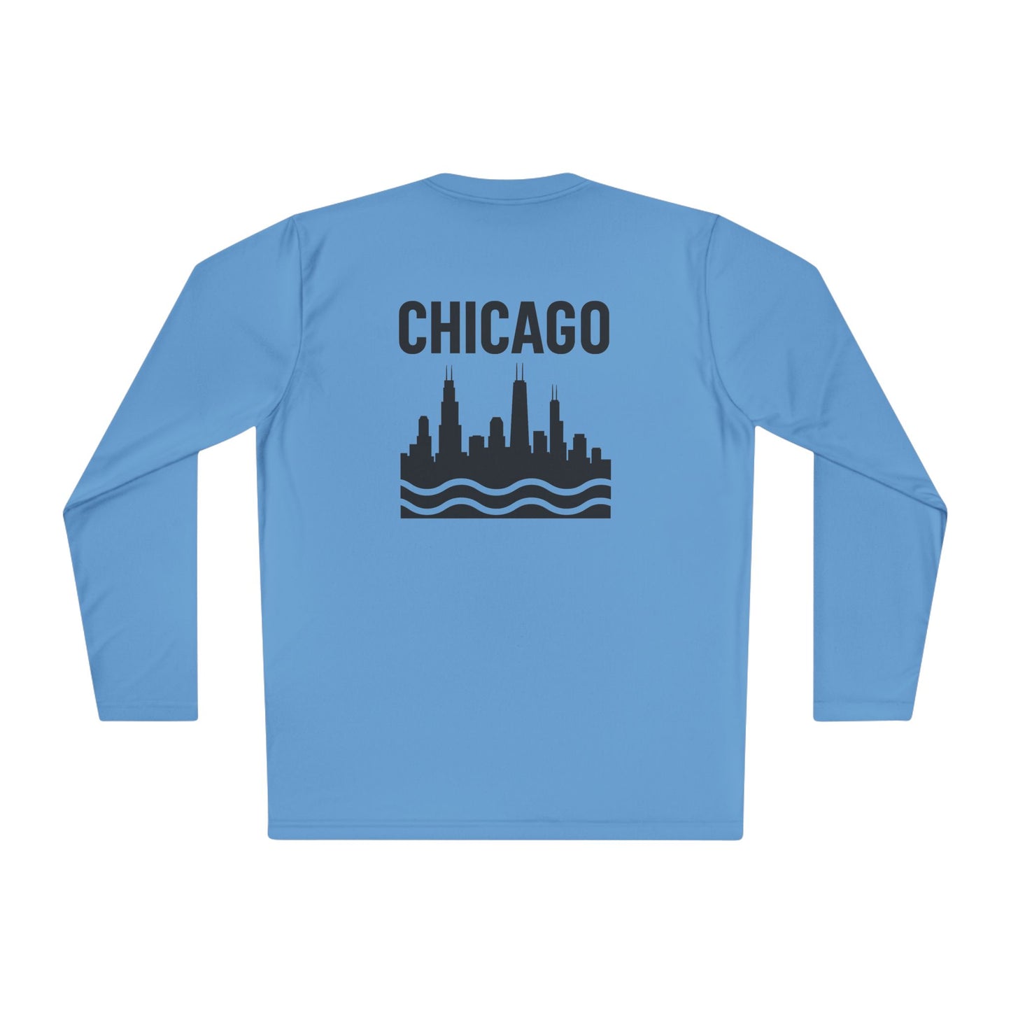 Chicago Skyline Long Sleeve Tee - Urban Style Souvenir Gift