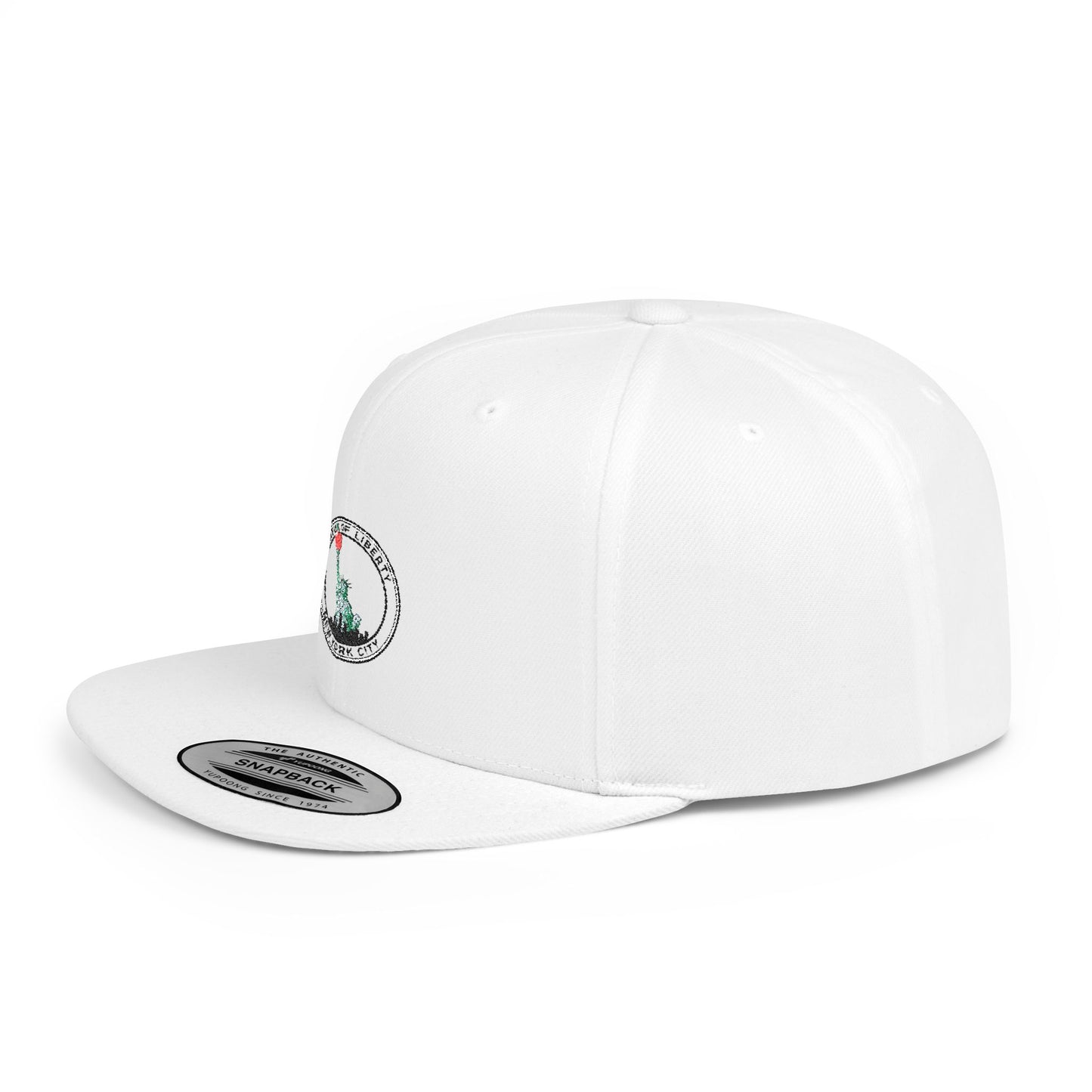 New York Statue of Liberty Apple Snapback Hat, Trendy Streetwear Cap, Gift for NYC Lovers