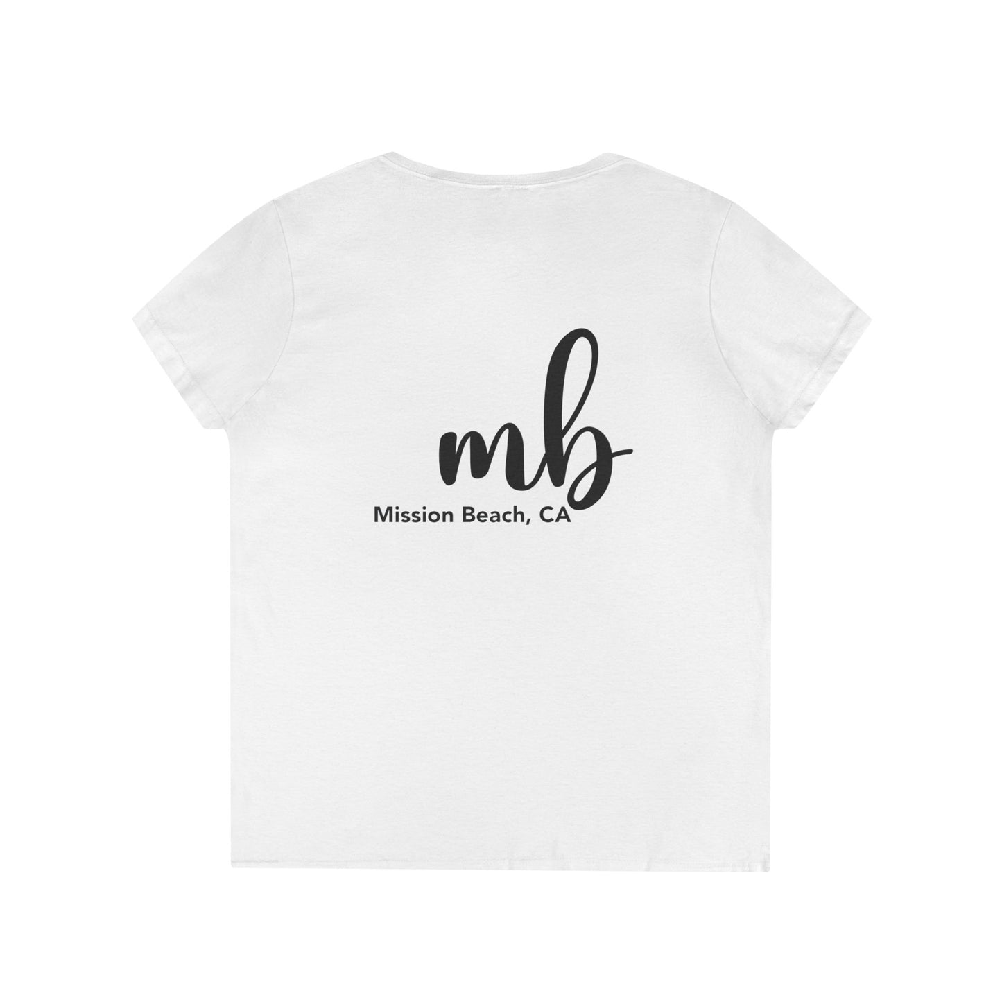 MB San Diego California v neck tshirts