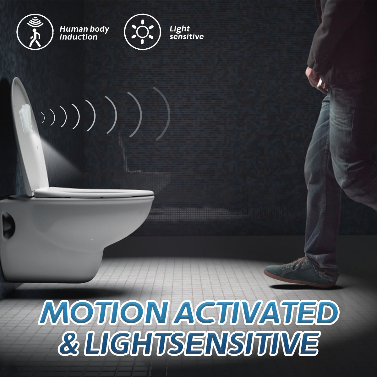 Projection Induction Toilet Light