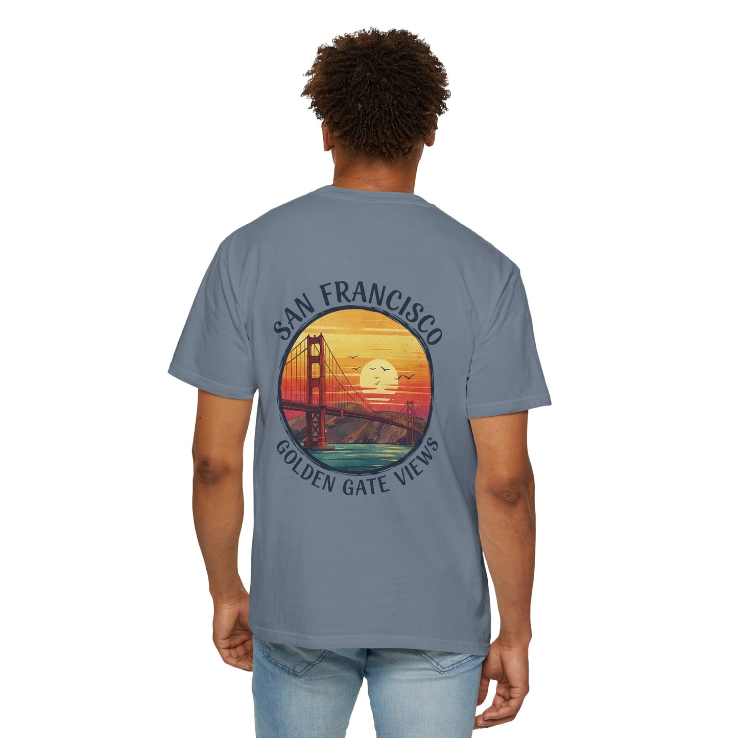Golden Gate Views Unisex T-Shirt - Casual Summer Tee, San Francisco Souvenir, Travel Gift