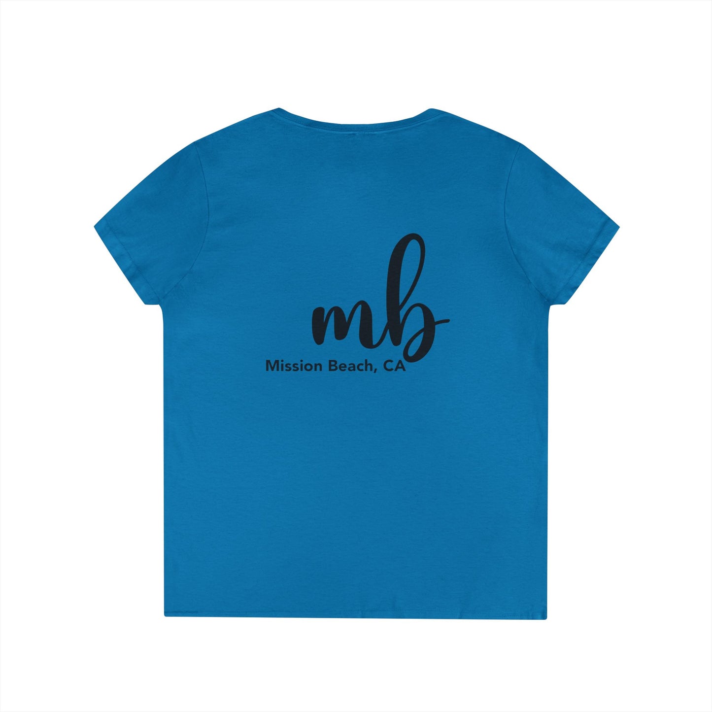 MB San Diego California v neck tshirts