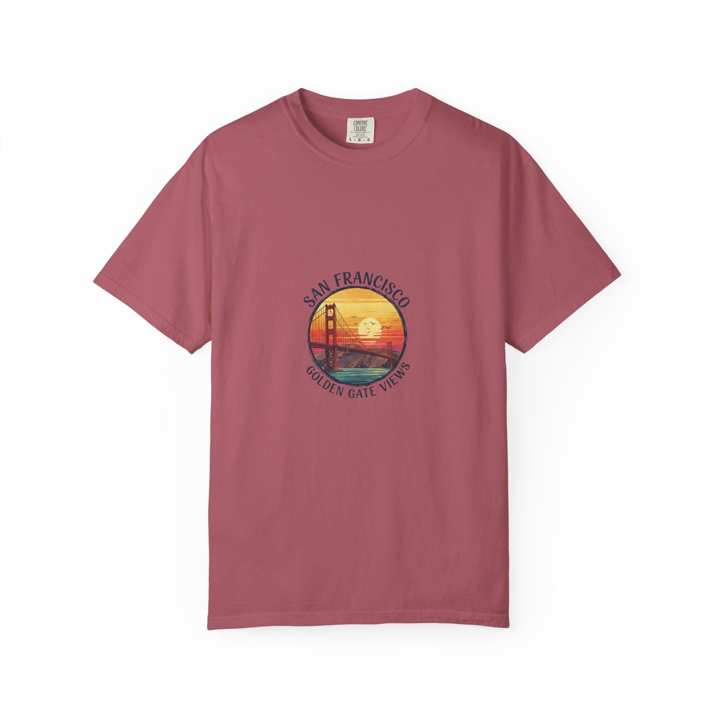 Golden Gate Views Unisex T-Shirt - Casual Summer Tee, San Francisco Souvenir, Travel Gift