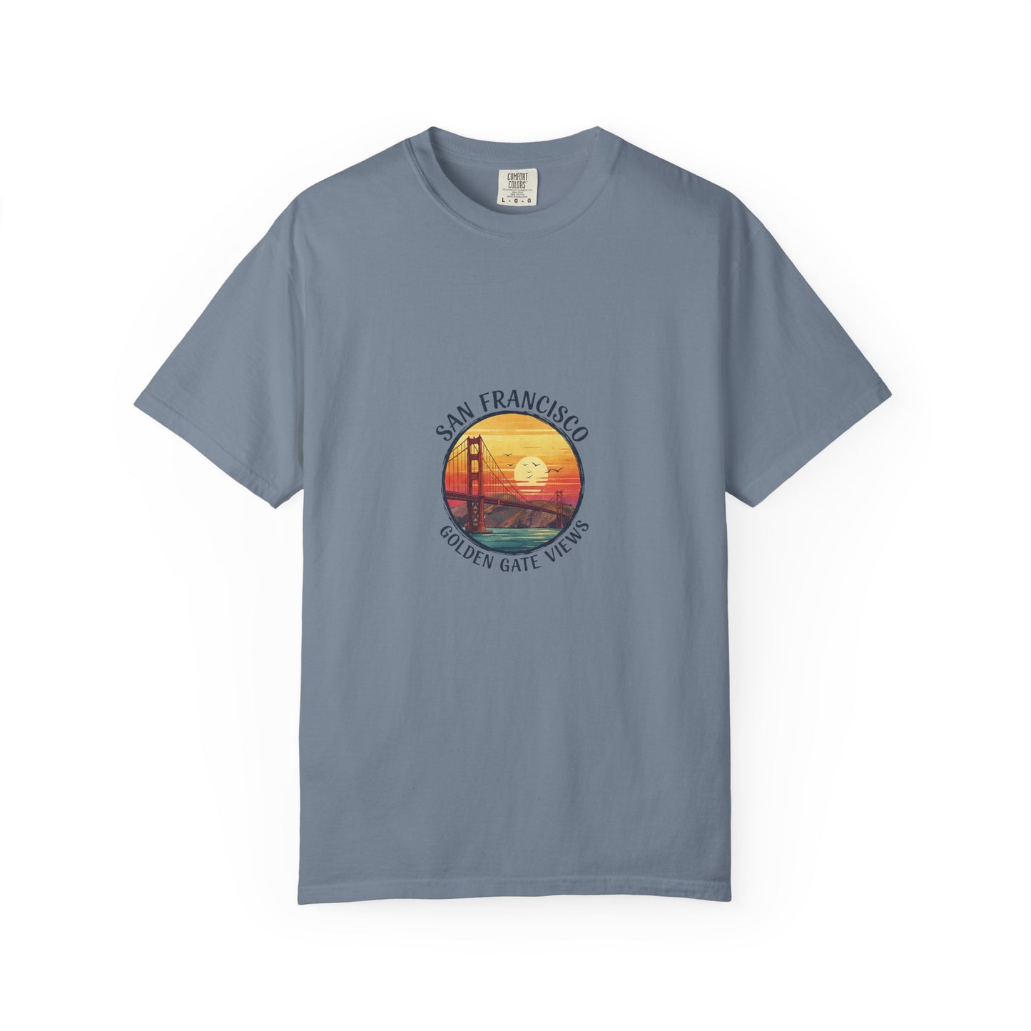 Golden Gate Views Unisex T-Shirt - Casual Summer Tee, San Francisco Souvenir, Travel Gift