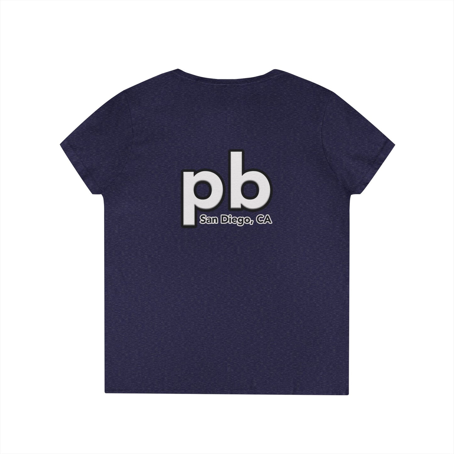 PB San Diego California v neck tshirts
