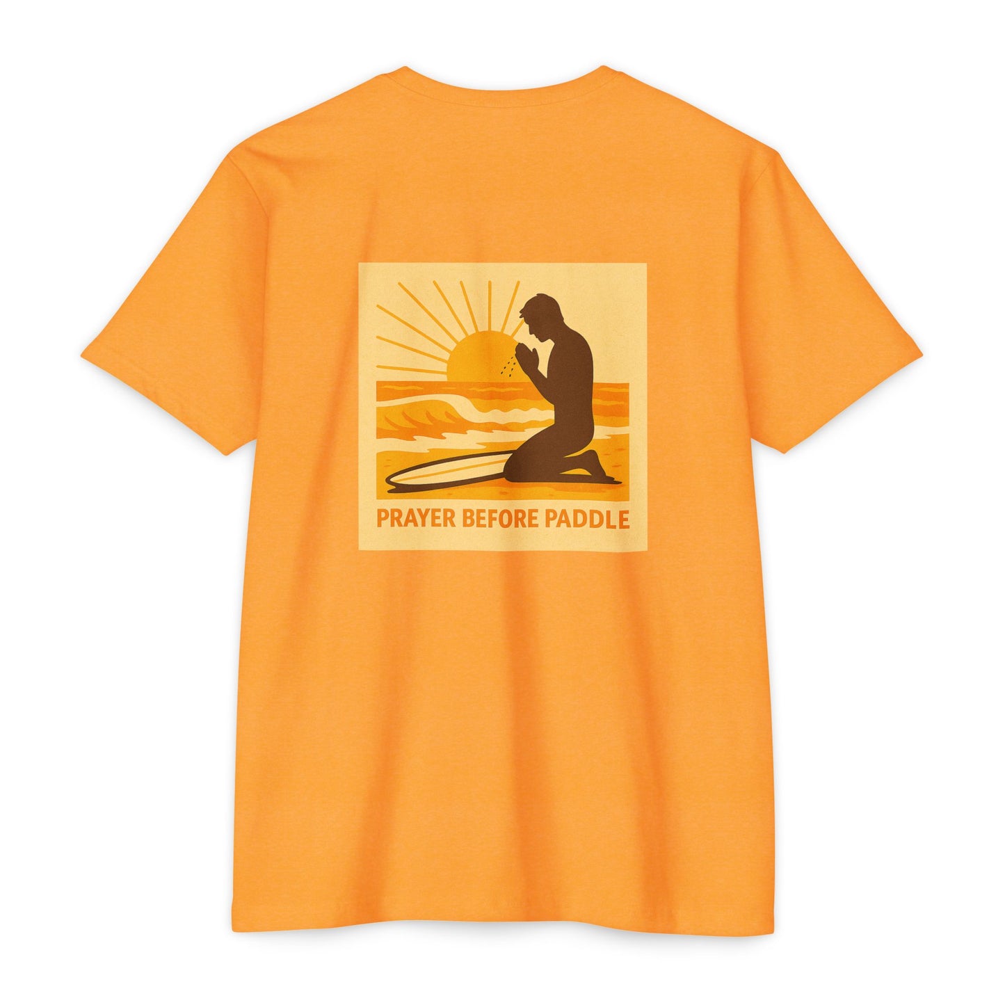Prayer Before Paddle T-Shirt, Unisex Surf Tee, Beach Vibes Shirt, Faith and Surfing Apparel