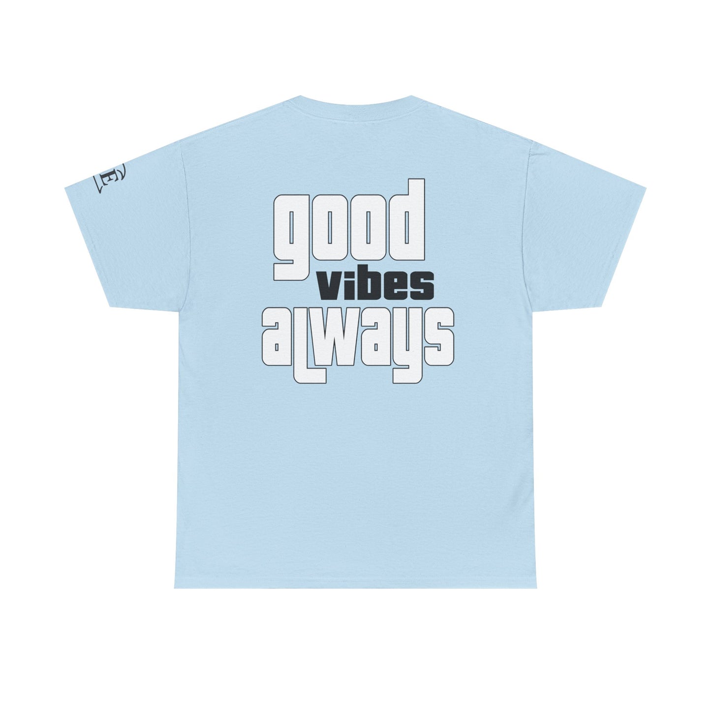 Good Vibes Unisex Heavy Cotton Tee, Casual T-Shirt, Graphic Tee