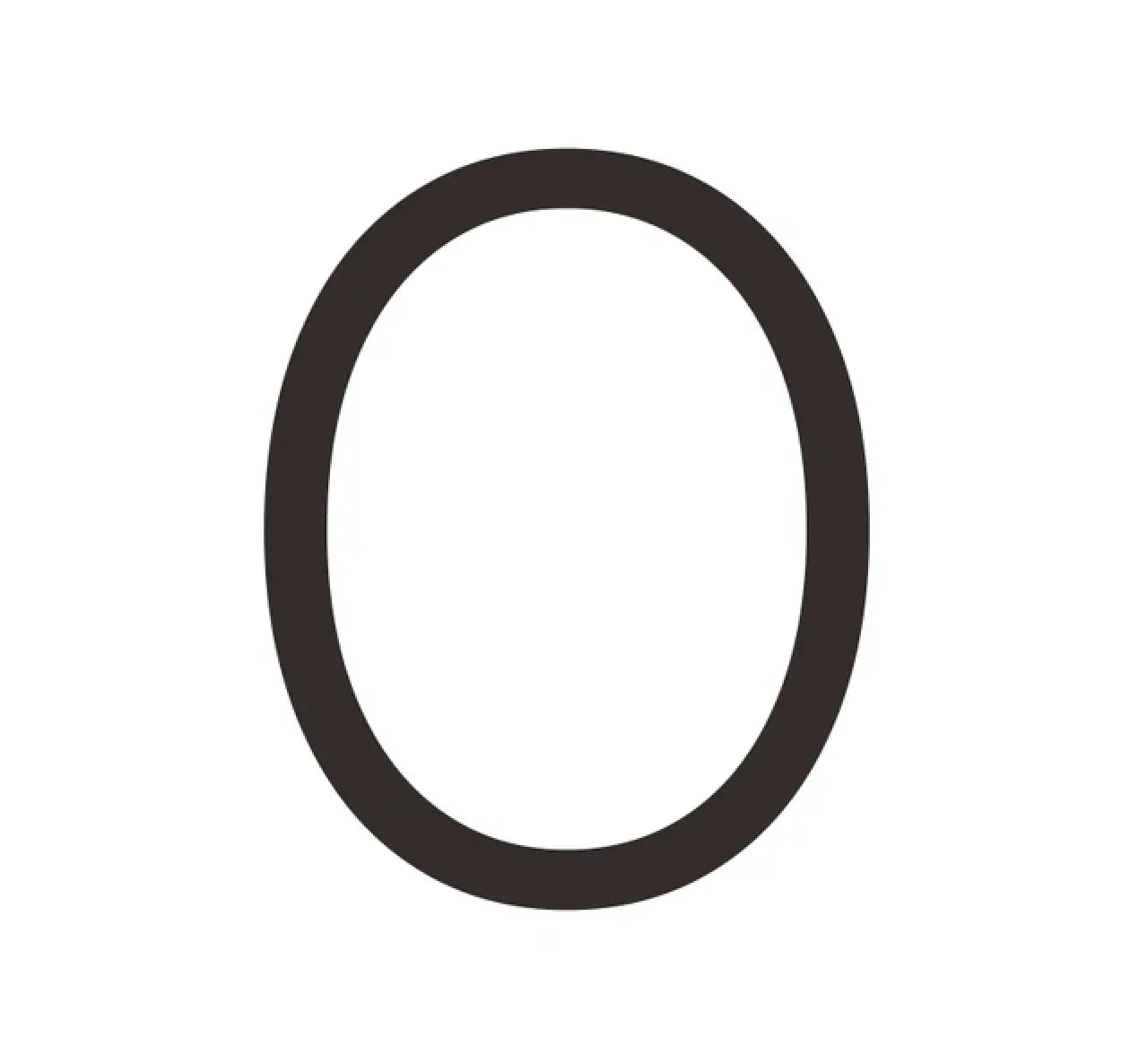 Matte Black House Numbers