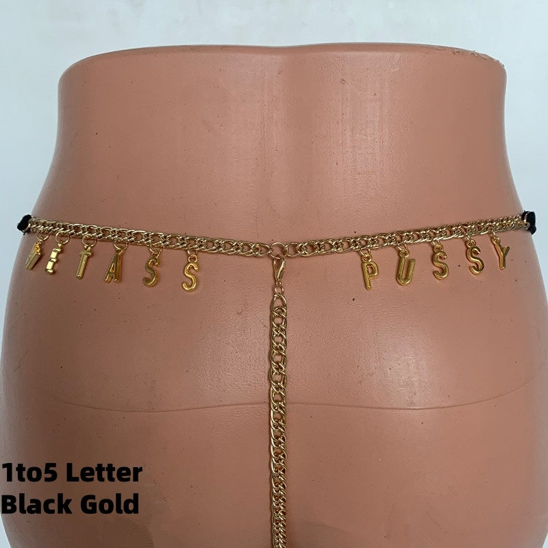Sexy Women custom words on thong
