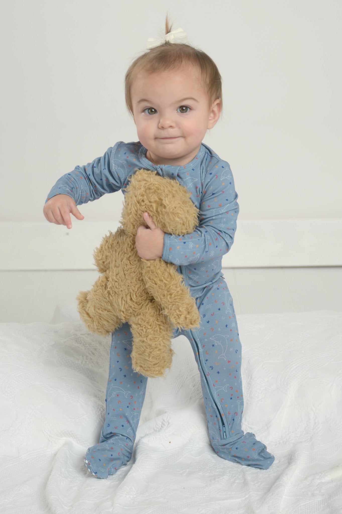 Aquarius Bamboo Footie for Baby