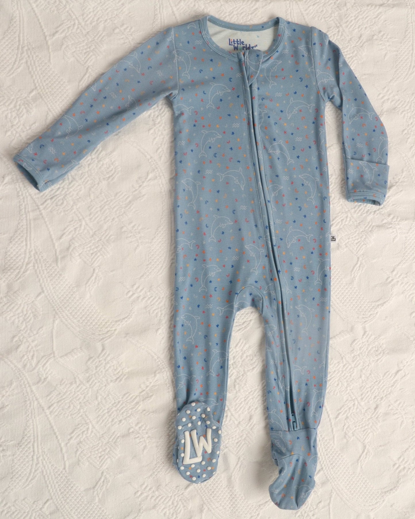 Aquarius Bamboo Footie for Baby