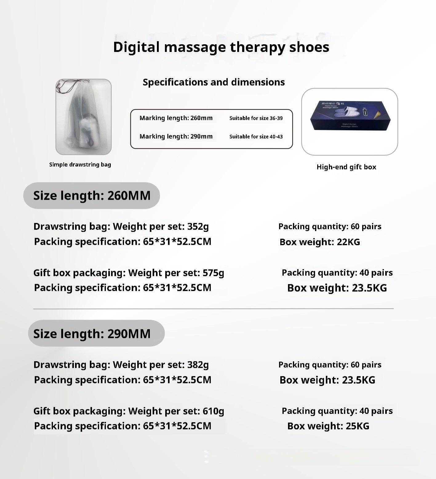 Massage Slippers Pulse Electrode