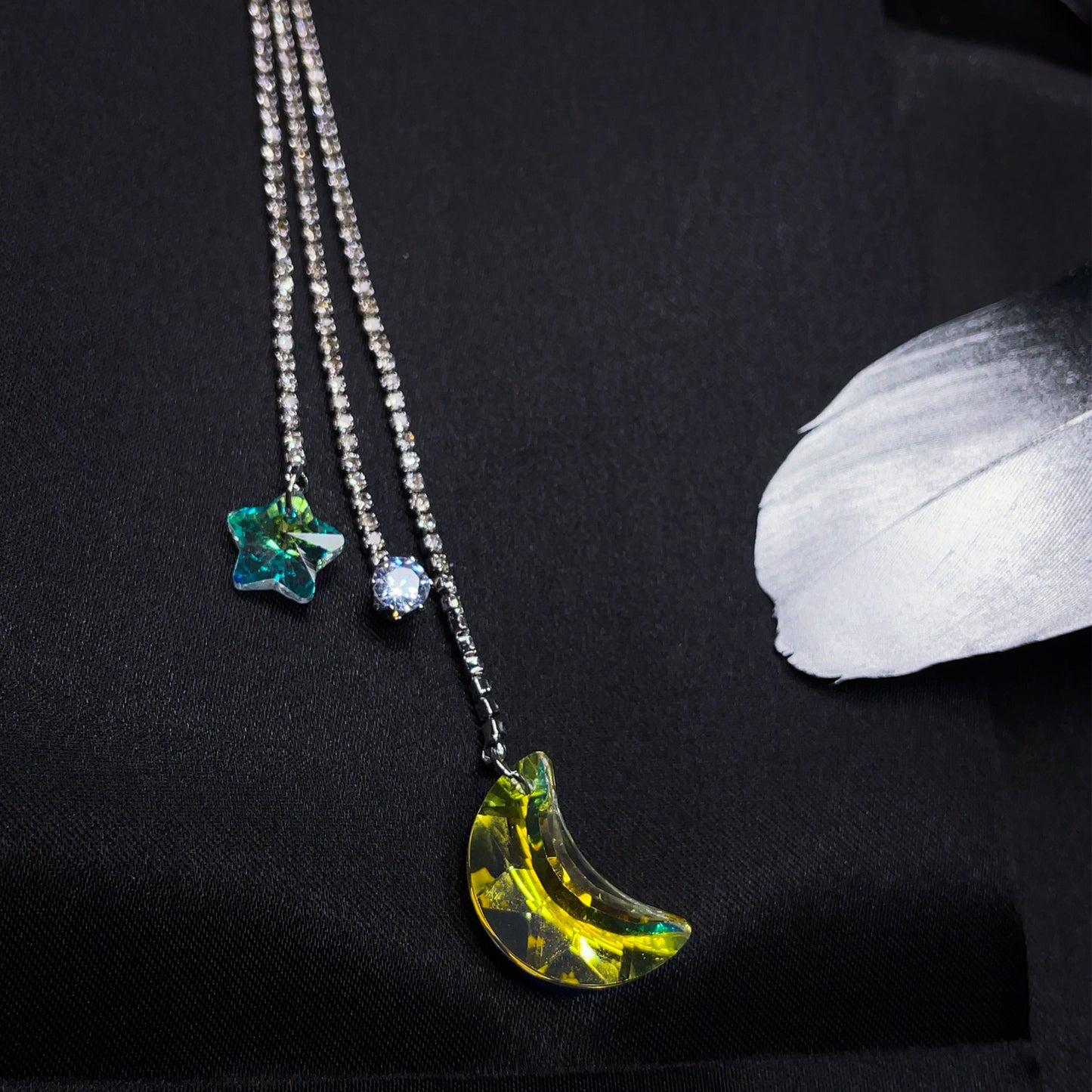 Crystal Moon Ear Wrap
