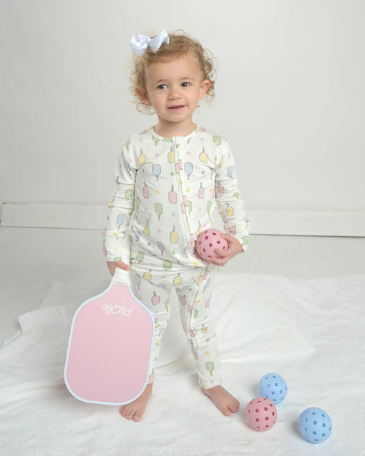Pickleball Toddler Bamboo PJ
