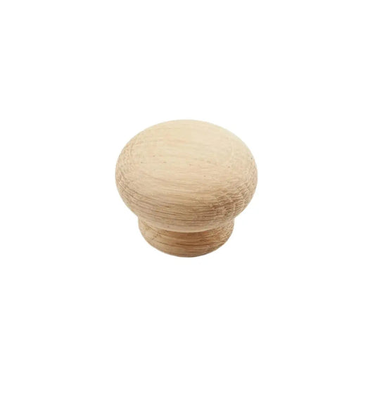 Vintage Round Wood Cabinet Knob | Mid-Century Collection