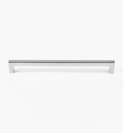 Squared Polished Chrome Cabinet Handles: Elegant Hardware for Kitchen & Furniture | Handcrafted Décor Brass Cabinet Pull - Drawer Pulls
