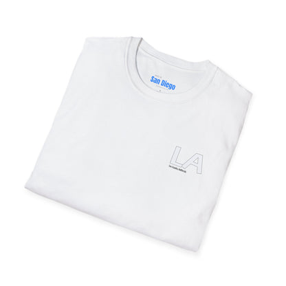 LA California Graphic Softstyle T-Shirt - Casual Streetwear, Urban Apparel