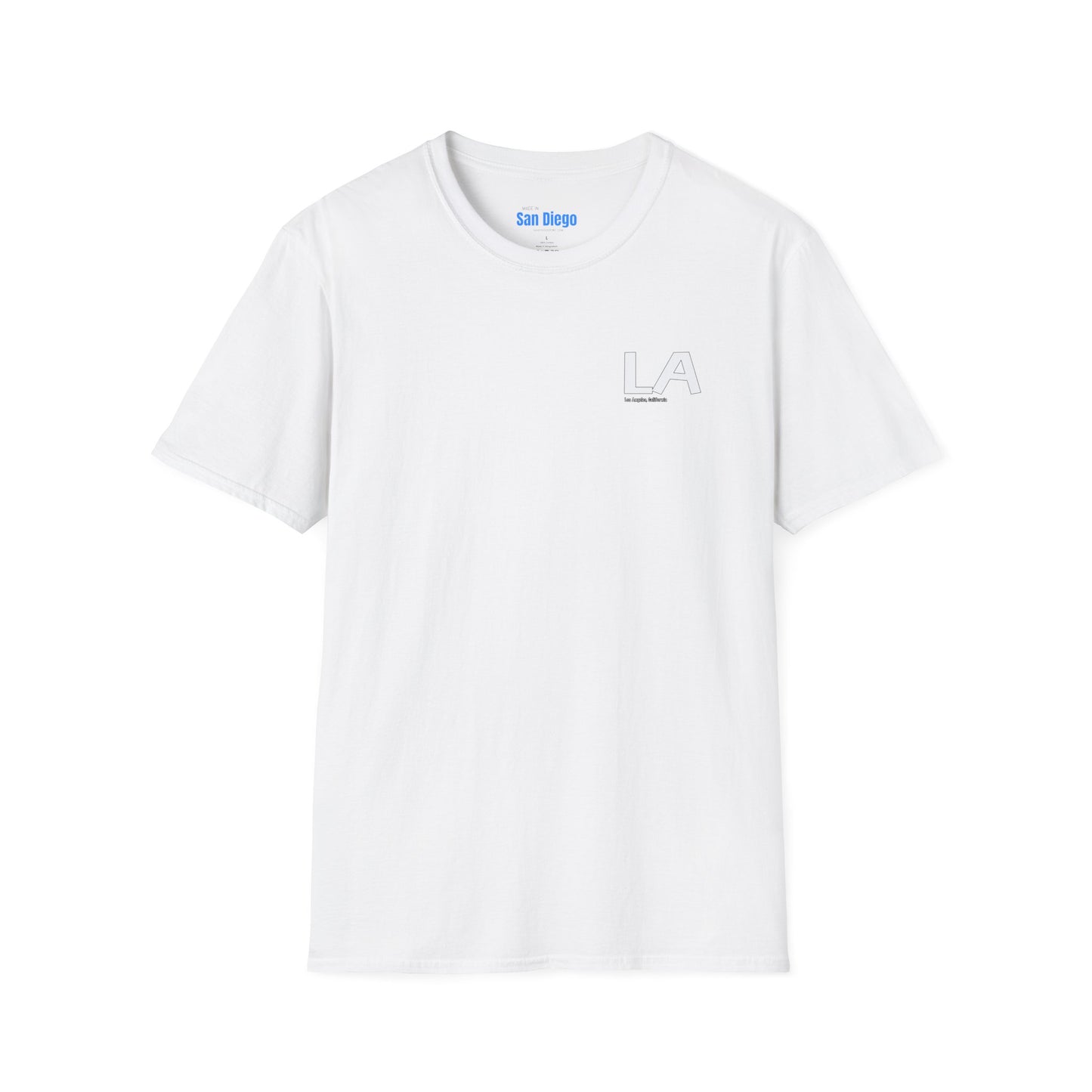 LA California Graphic Softstyle T-Shirt - Casual Streetwear, Urban Apparel