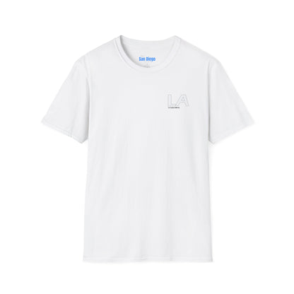 LA California Graphic Softstyle T-Shirt - Casual Streetwear, Urban Apparel