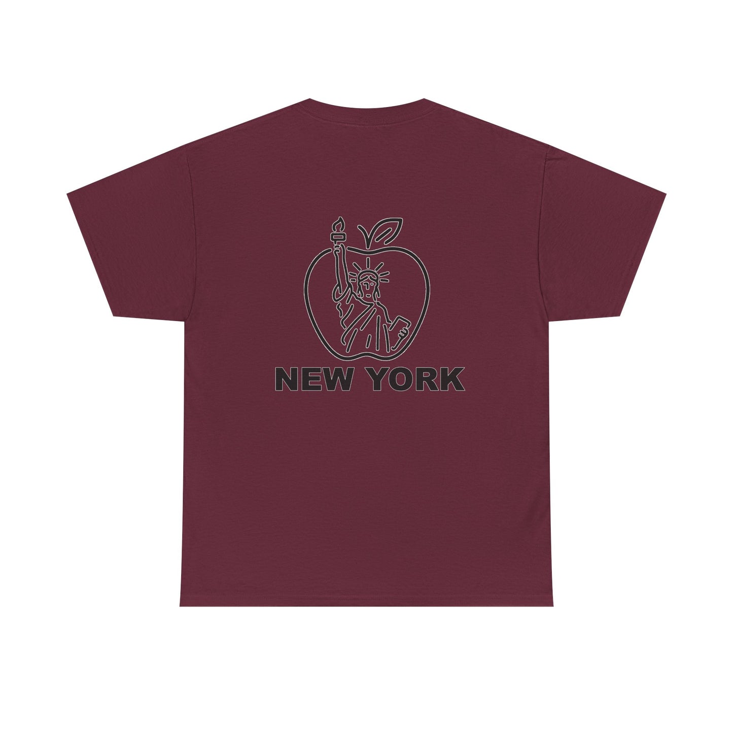 New York City Unisex Heavy Cotton Tee, Retro Graphic Tee, Gift for New Yorkers, Vacation Souvenir, NYC Apparel, Travel T-Shirt