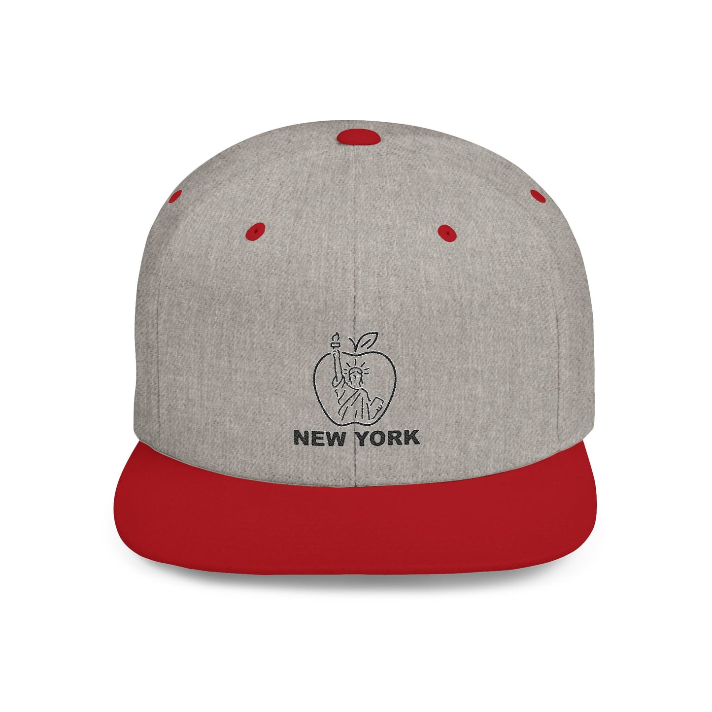 New York Apple Snapback Hat, Trendy Streetwear Cap, Gift for NYC Lovers, Stylish Summer Accessory, Adjustable Baseball Cap