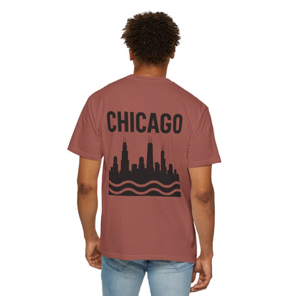 Chicago Skyline Unisex T-Shirt | Casual Citywear, Gift for Chicago Lovers, Travel Souvenir