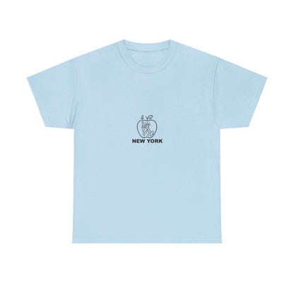 New York City Unisex Heavy Cotton Tee, Retro Graphic Tee, Gift for New Yorkers, Vacation Souvenir, NYC Apparel, Travel T-Shirt