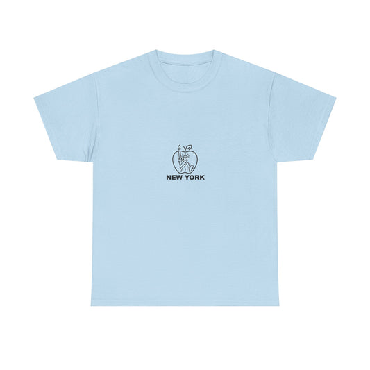 New York City Unisex Heavy Cotton Tee, Retro Graphic Tee, Gift for New Yorkers, Vacation Souvenir, NYC Apparel, Travel T-Shirt