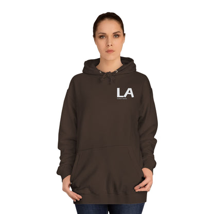 LA , California Unisex College Hoodie, Casual Comfortable Pullover