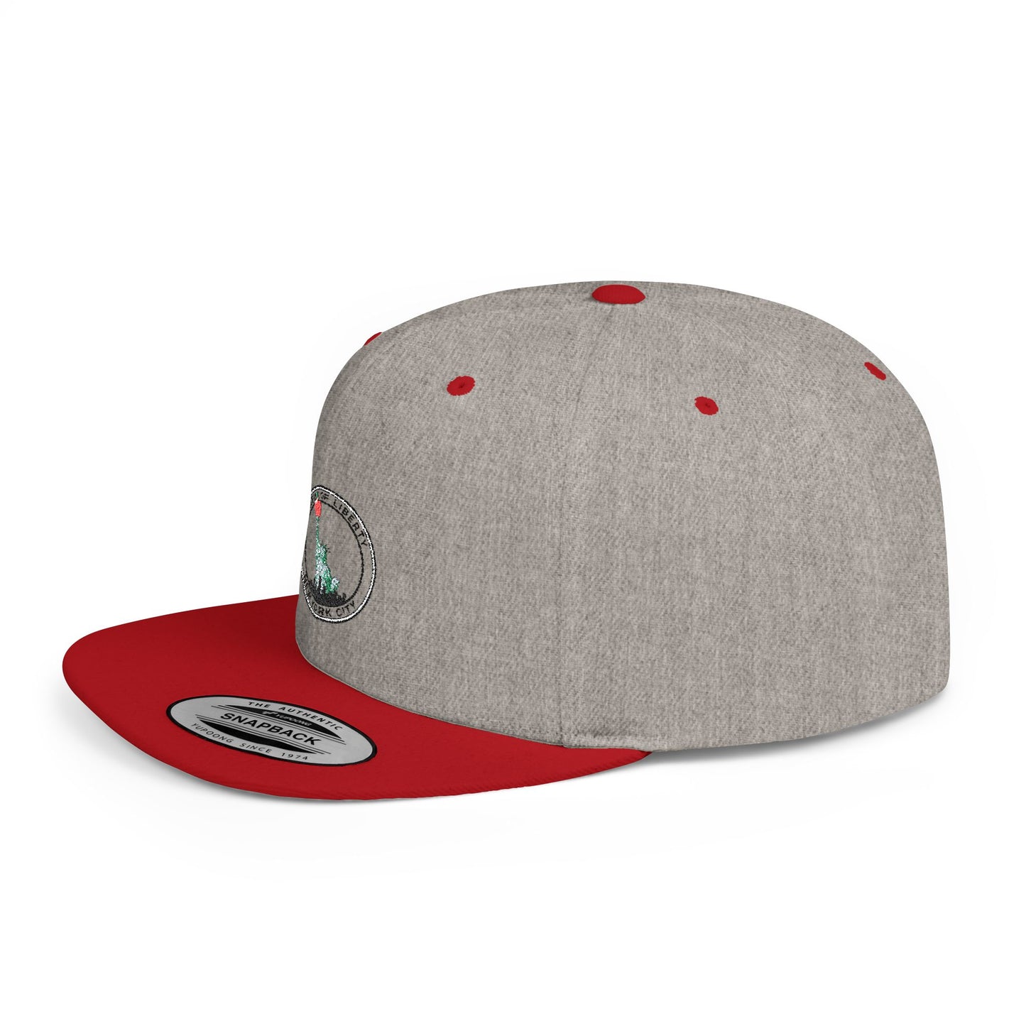 New York Statue of Liberty Apple Snapback Hat, Trendy Streetwear Cap, Gift for NYC Lovers
