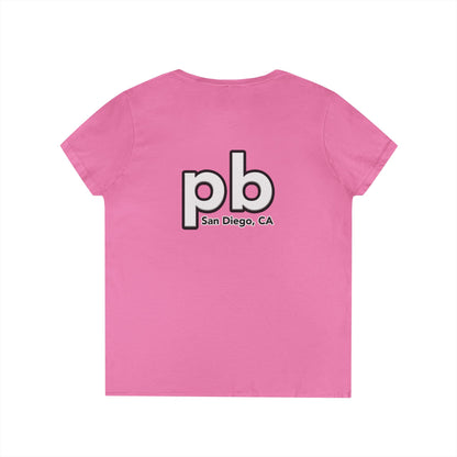 PB San Diego California v neck tshirts