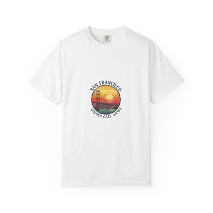 Golden Gate Views Unisex T-Shirt - Casual Summer Tee, San Francisco Souvenir, Travel Gift